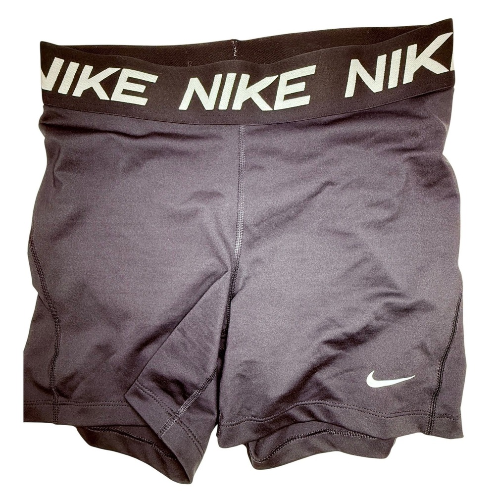 Nike Pro Dri-FIT Womens Compression Shorts Black 3" Large Training Gym